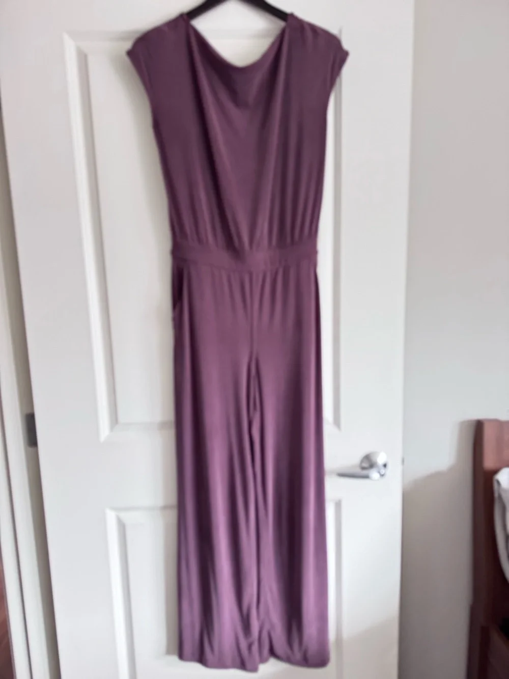 lululemon athletica SoftStream Sleeveless Mauve Jumpsuit - Picture 1 of 7
